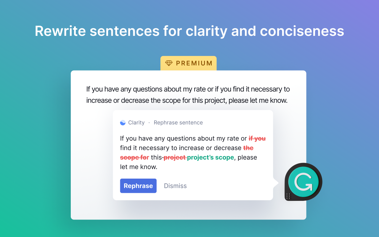 Grammarly for Chrome截图