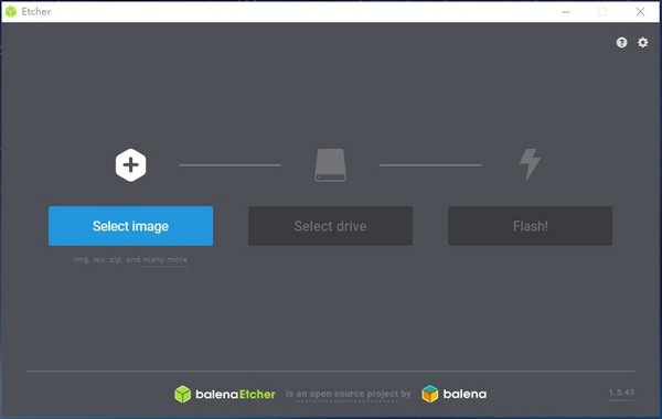 balenaEtcher v1.7.2官方版截图