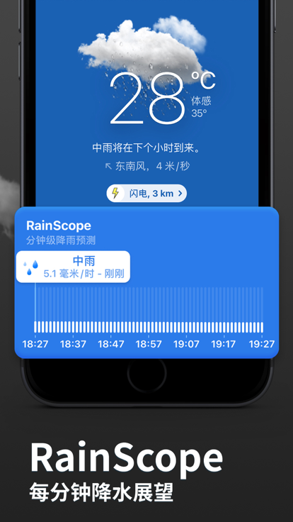 Clime: 气象雷达截图