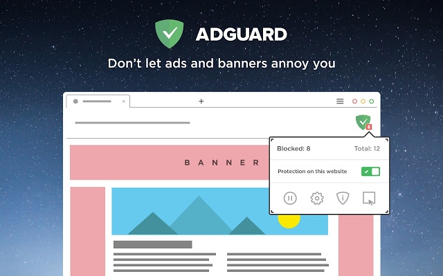 AdGuard 广告拦截器截图