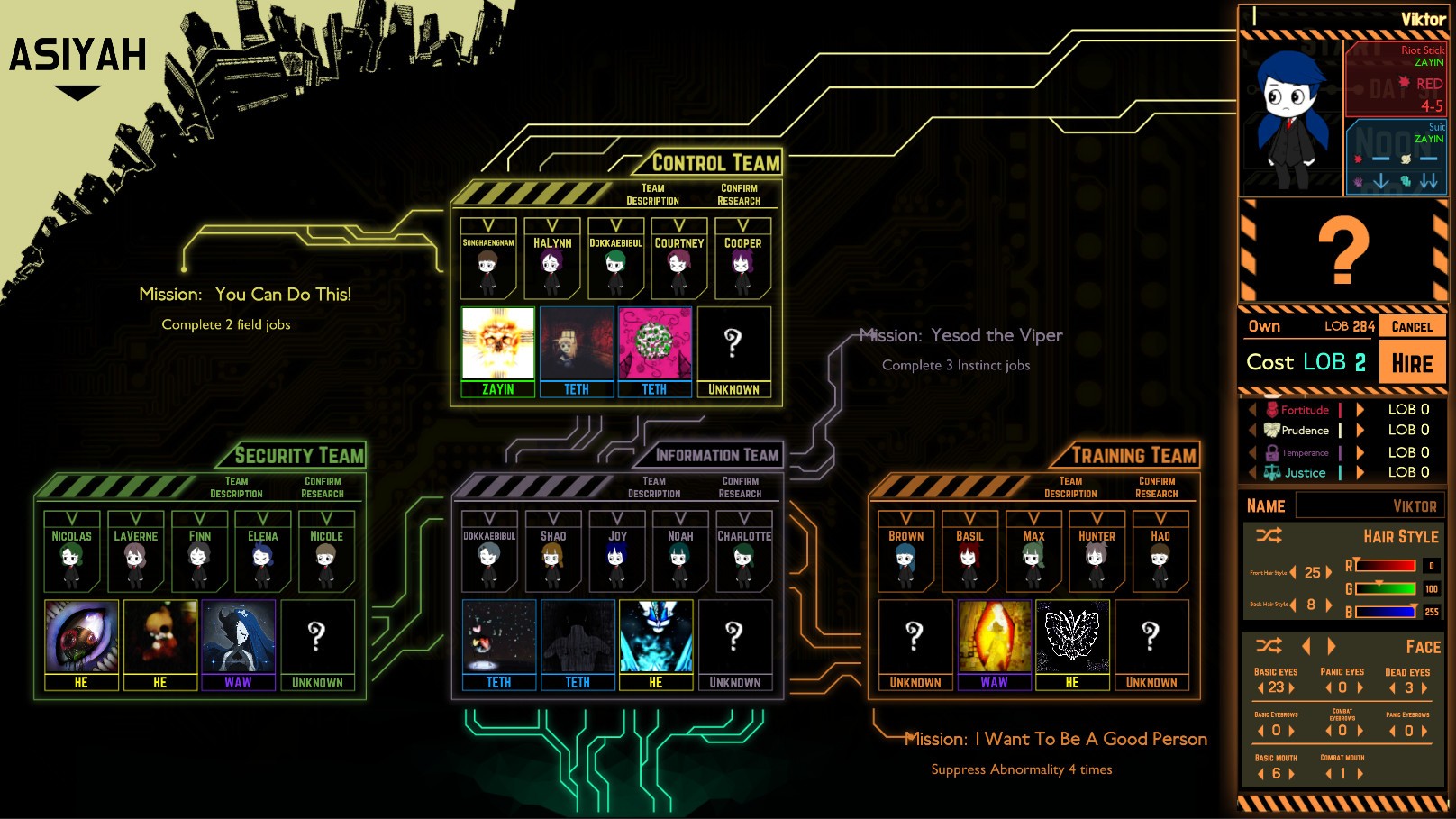 脑叶公司(Lobotomy Corporation)截图