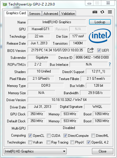 GPU-Z v2.46.0.0官方版截图