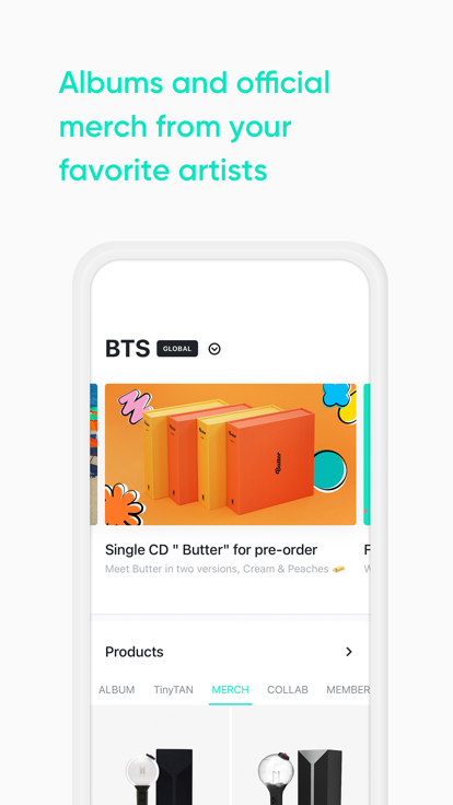 Weverse Shop截图