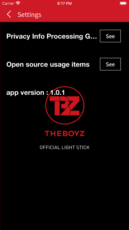 THE BOYZ Light Stick截图