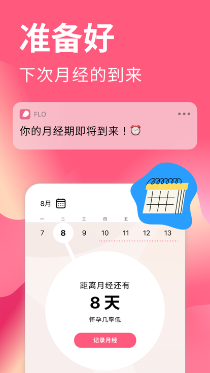 Flo Period Tracker & Calendar截图