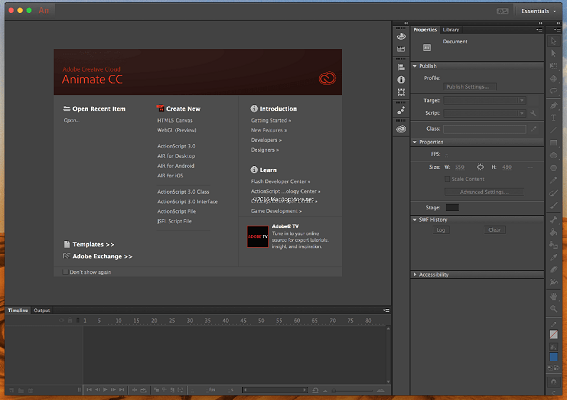 Adobe Animate 2023(V23.0.0.407) 官方版截图