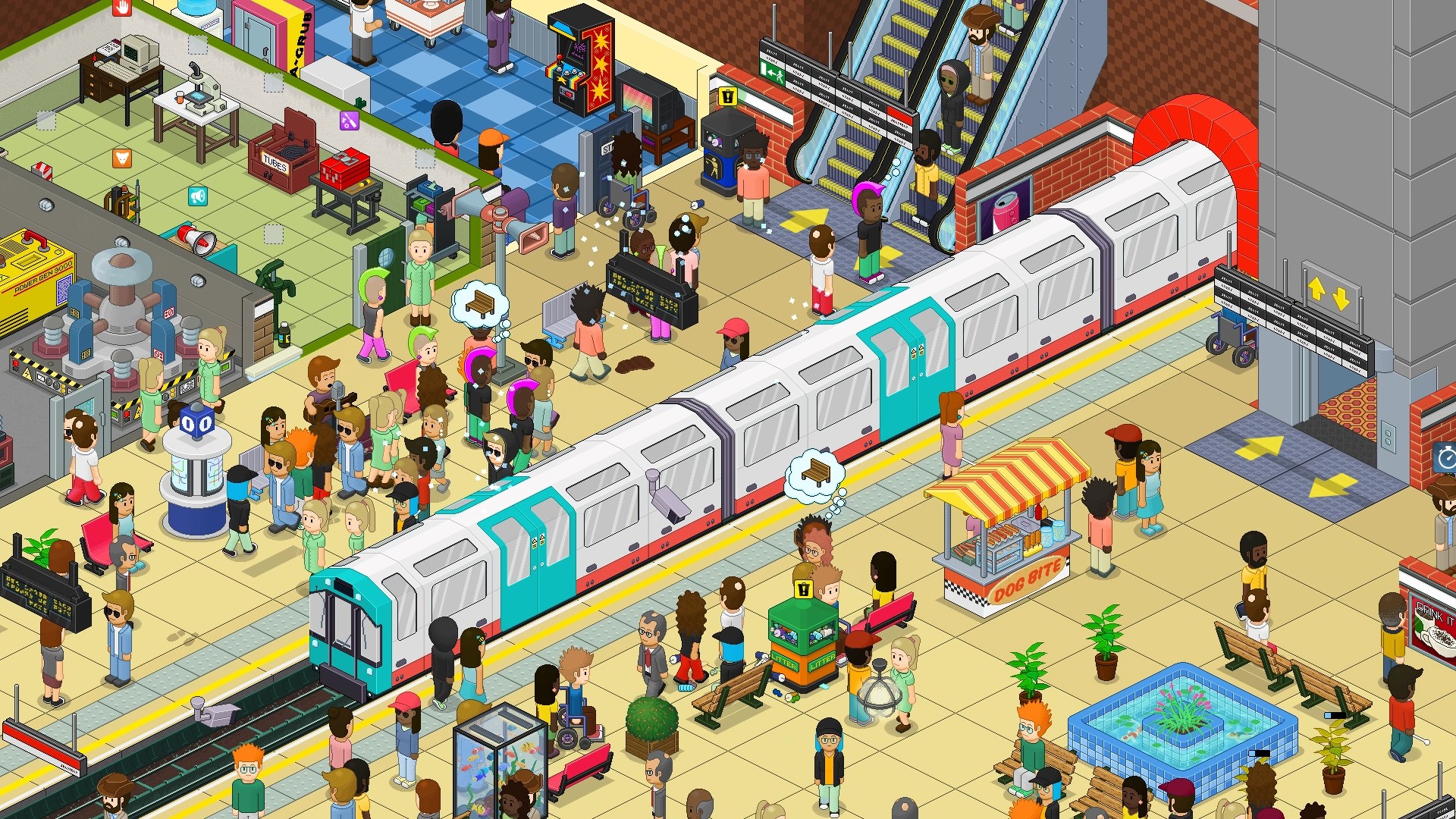 通勤地铁战（Overcrowd A Commute Em Up）截图