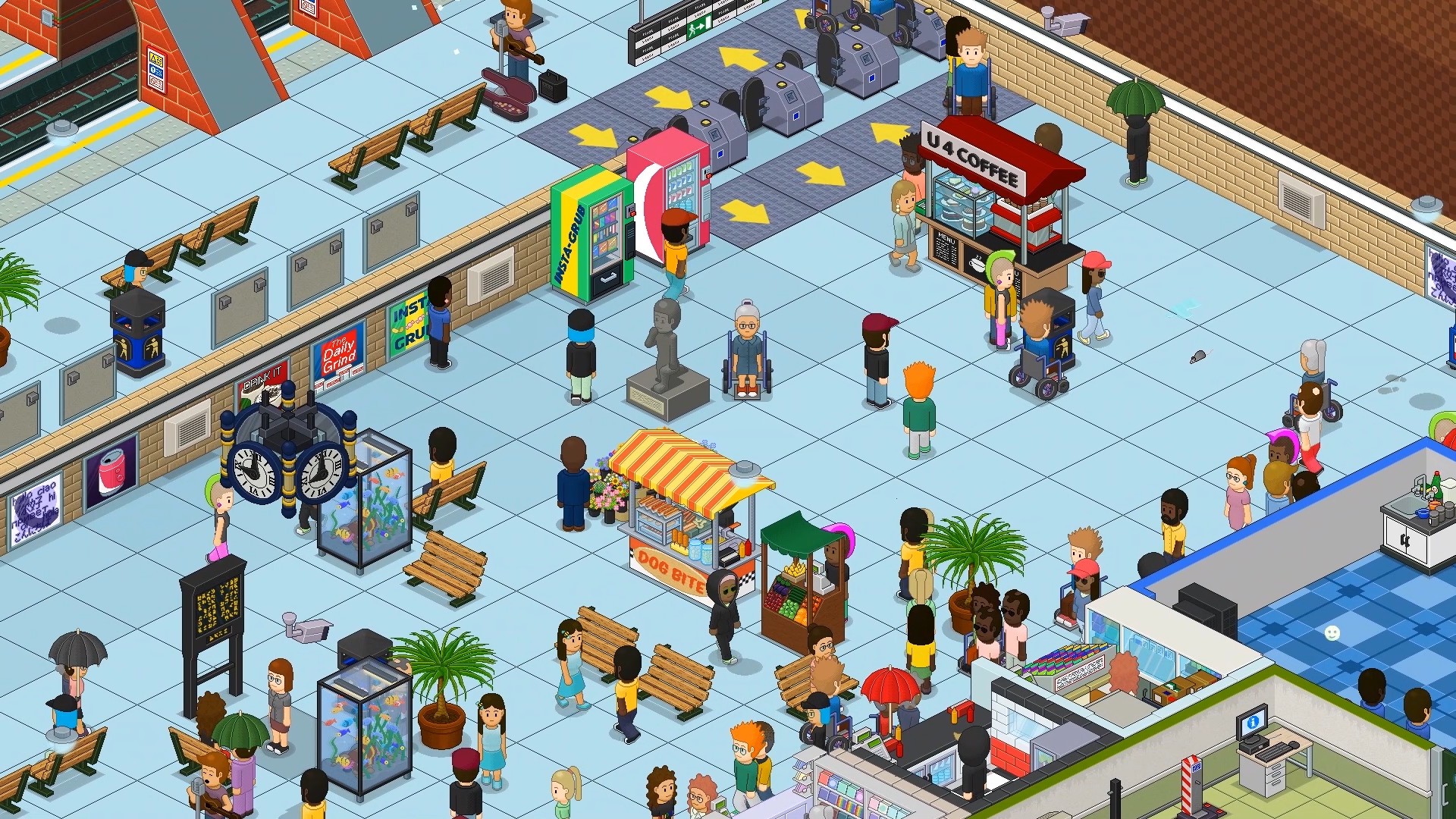 通勤地铁战（Overcrowd A Commute Em Up）截图