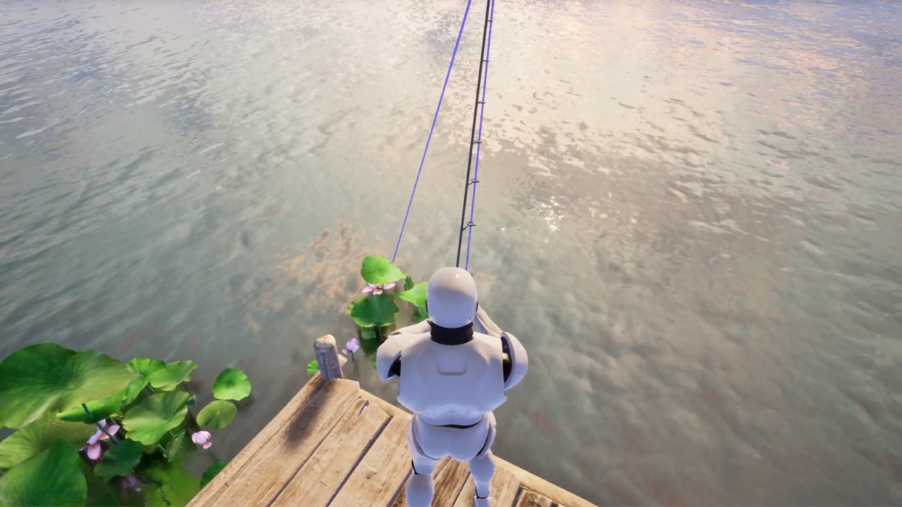 大明湖畔荷花钓鱼（Fishing at Lotus Lakes）截图