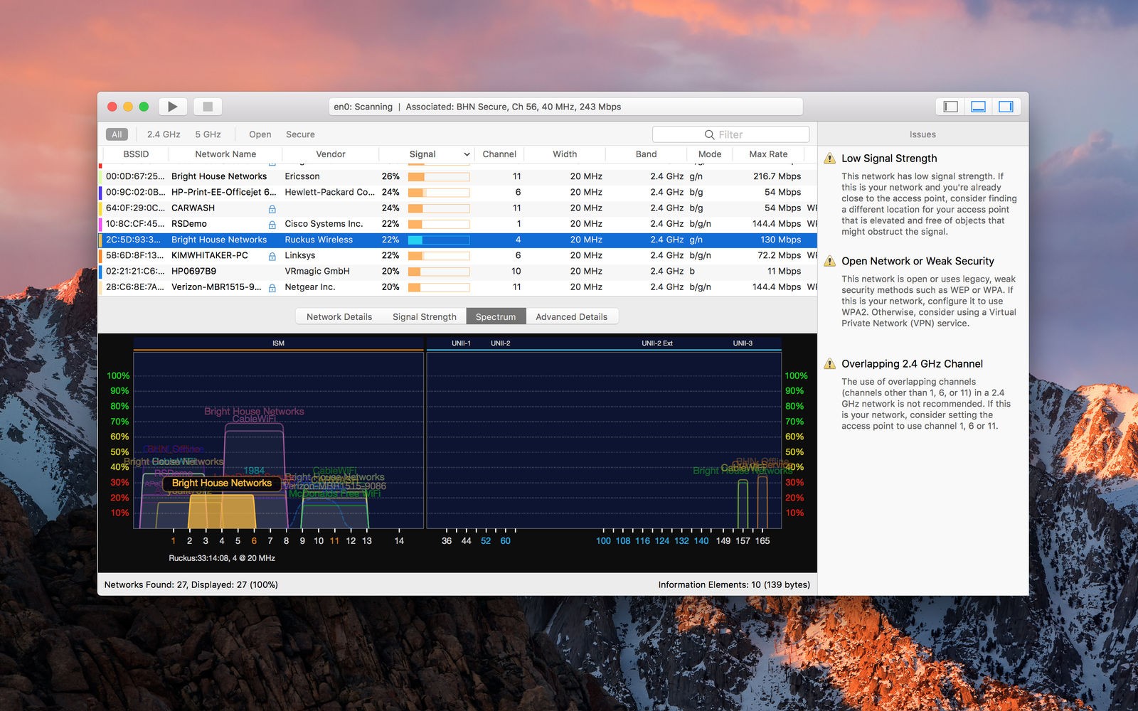 WiFi Explorer Mac版 v3.4.1 官方版截图