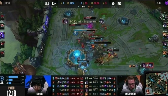 EG Triumphs Over LLL in Tiebreaker Match of League of Legends S12 Group A, Securing Second Spot