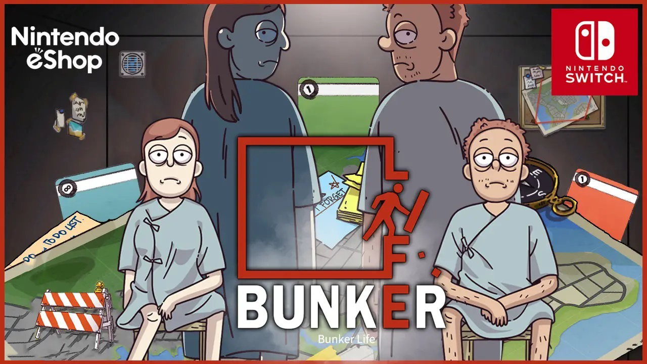  Switch《Bunker Life》末日生存游戏现已上市， 收集物资并与幸存者联合，一起生存30天！