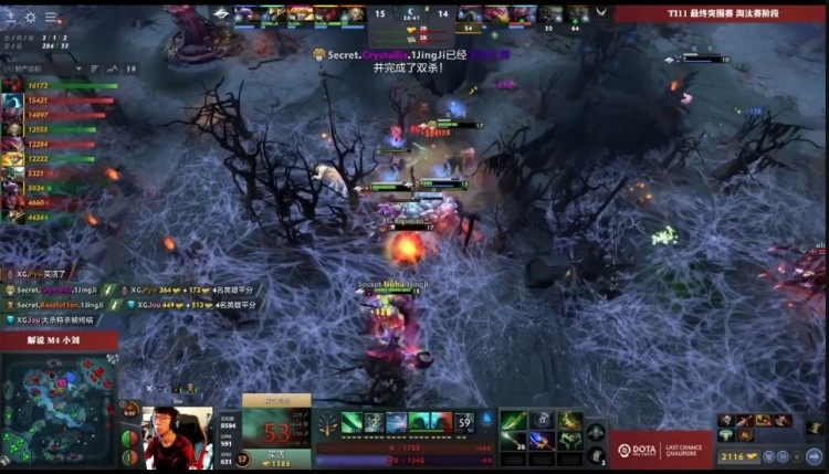 DOTA2 TI11外卡赛：zayac小强以惊人先手连胜击败莱恩并拯救XG，比分迅速扳平！