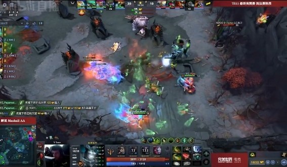 DOTA2 TI11外卡赛淘汰赛：鱼人霸气登顶！XG 2-1 击败NAVI