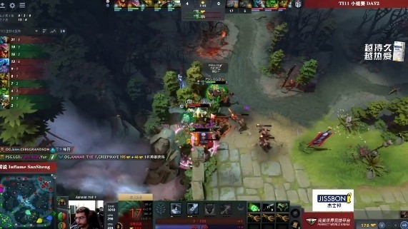 Dota2 TI11小组赛：LGD闪电战胜OG夺得首胜