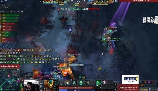 Dota2 TI11小组赛：LGD闪电战胜OG夺得首胜