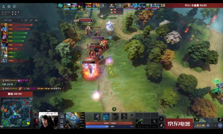 Dota 2 TI11 Group Stage Report: RNG Masterfully Triumphs Over SQ with a 2-0 Victory