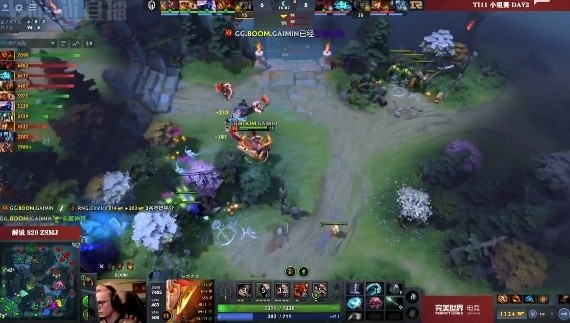 Dota2 Ti11小组赛战报：Ghost影魔猛攻三路高地，RNG双杀GG