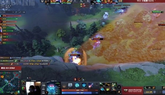 Dota2 Ti11小组赛战报：Ghost影魔猛攻三路高地，RNG双杀GG