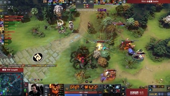 Dota2 Ti11小组赛报：Ghost小黑呈现失误，RNG击败OG一局