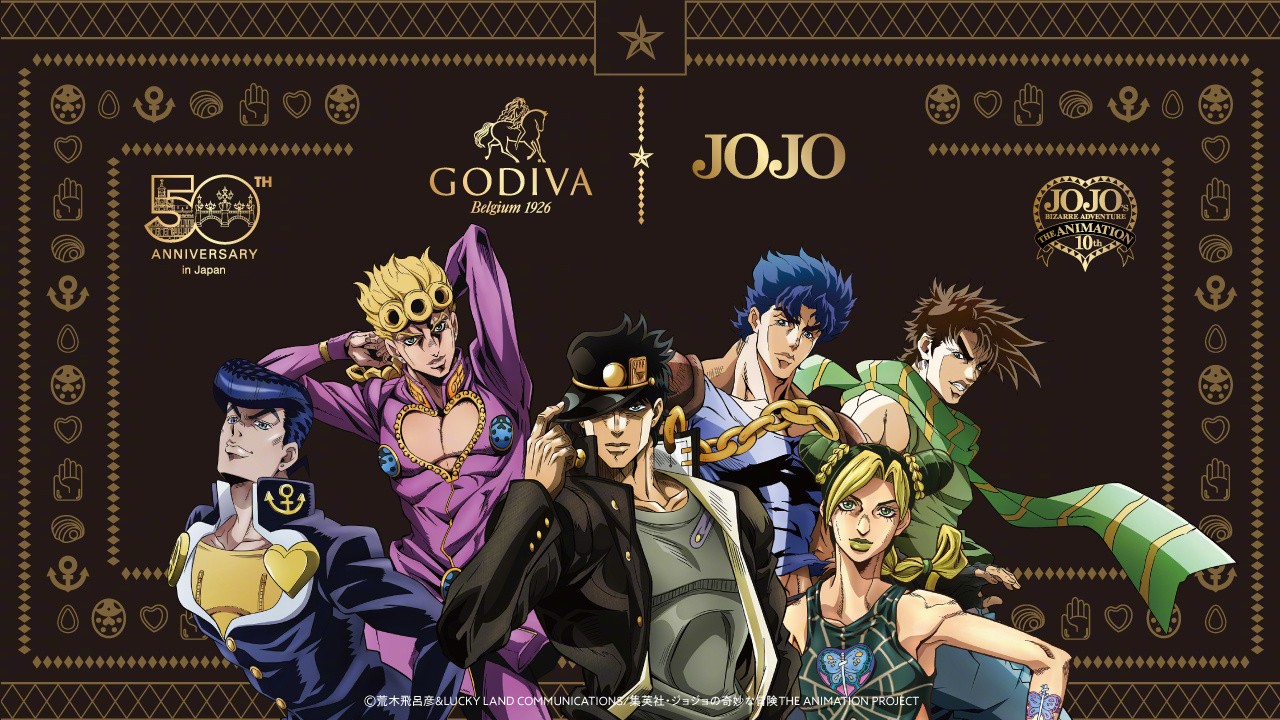 ​《JOJO的奇妙冒险》x GODIVA 圣诞限定巧克力礼盒开售！