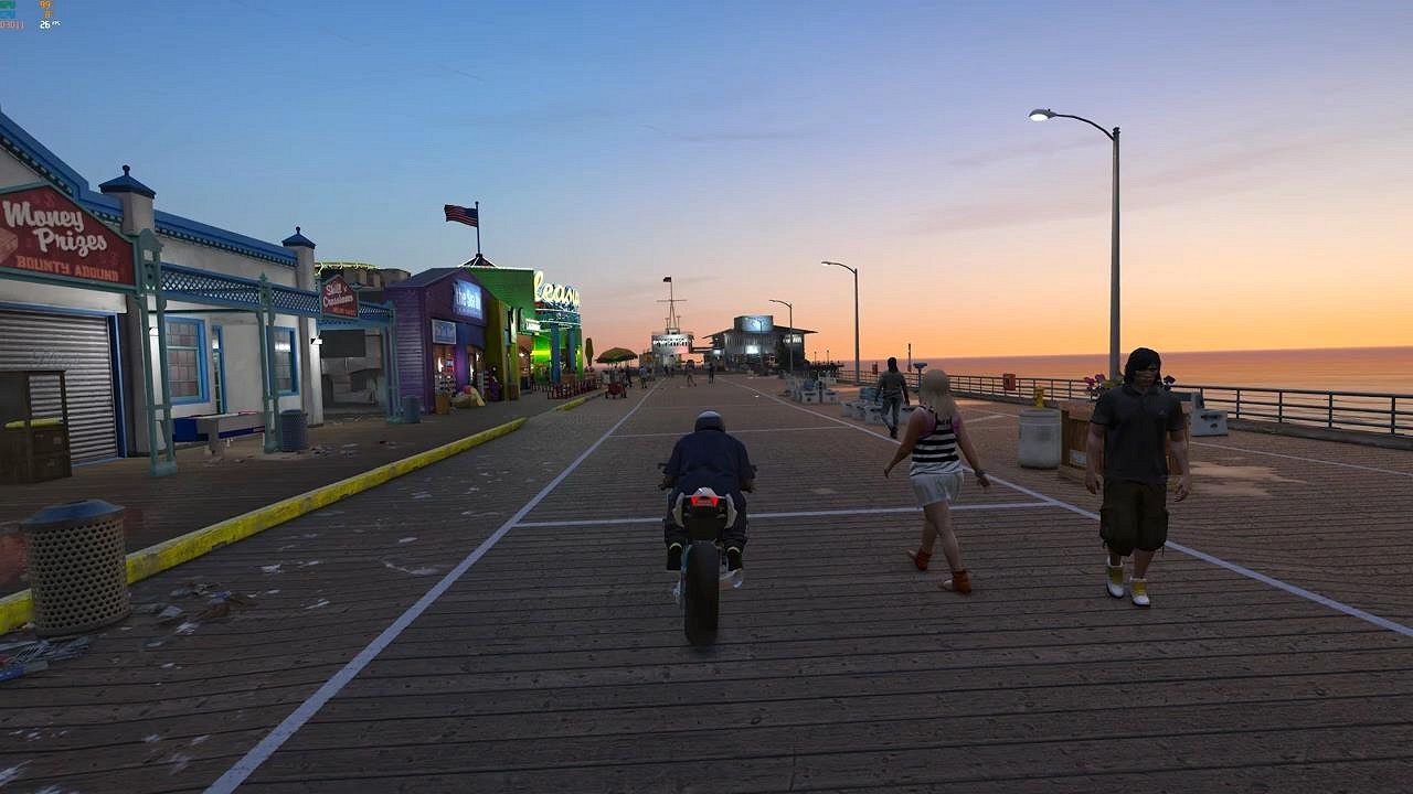 国外网友震撼测试《GTA》最新神器RTX4090显卡，游戏画质16K全面提升