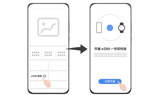 华为手表watch3pro new非华为手机开通eSIM
