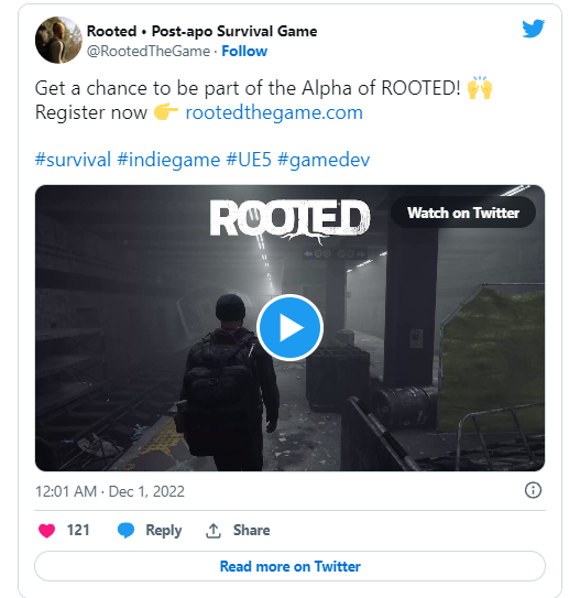  开放世界生存冒险《Rooted》招募封测玩家，体验危机四伏的灾变后世界