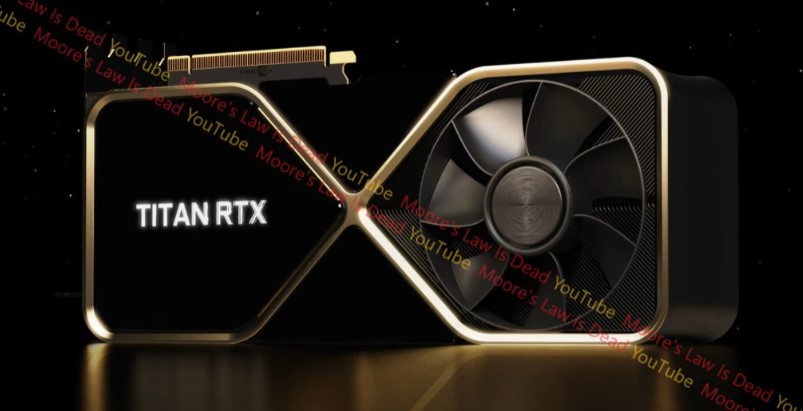 英伟达 TITAN RTX 显卡黄金配色