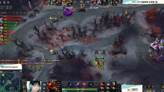 《DOTA2》DPC中国联赛赛报：莫言虚无之灵神出鬼没游穿三路 LGD1-0Aries