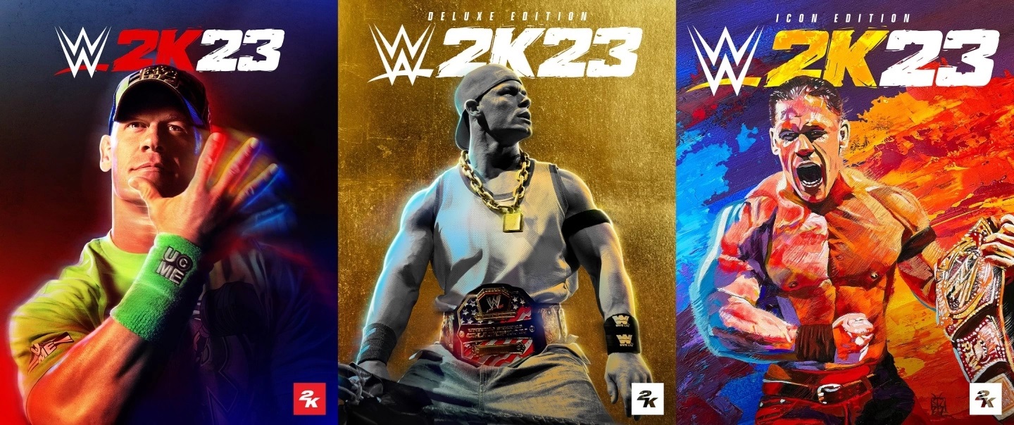 冠军来啦！由John Cena担任封面人物的《WWE 2K23》更强更悍