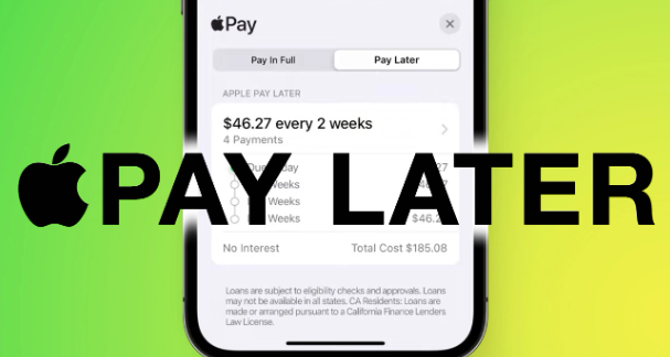 苹果CEO库克：将推出Apple Pay Later先买后付功能