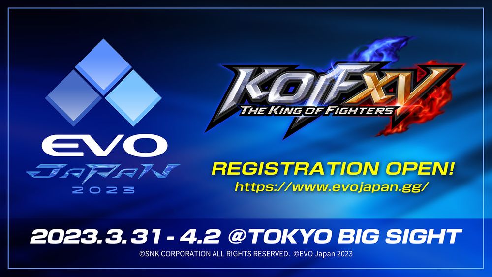 SNK将于「EVO Japan 2023」举办《拳皇XV》锦标赛及其他官方大赛