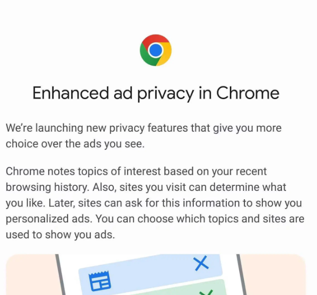 《谷歌Chrome浏览器》测试Topics API，保护用户隐私前提下精准投放广告内容