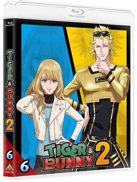 《TIGER & BUNNY 2》公开Blu-ray第六卷封面，5月26日开始发售