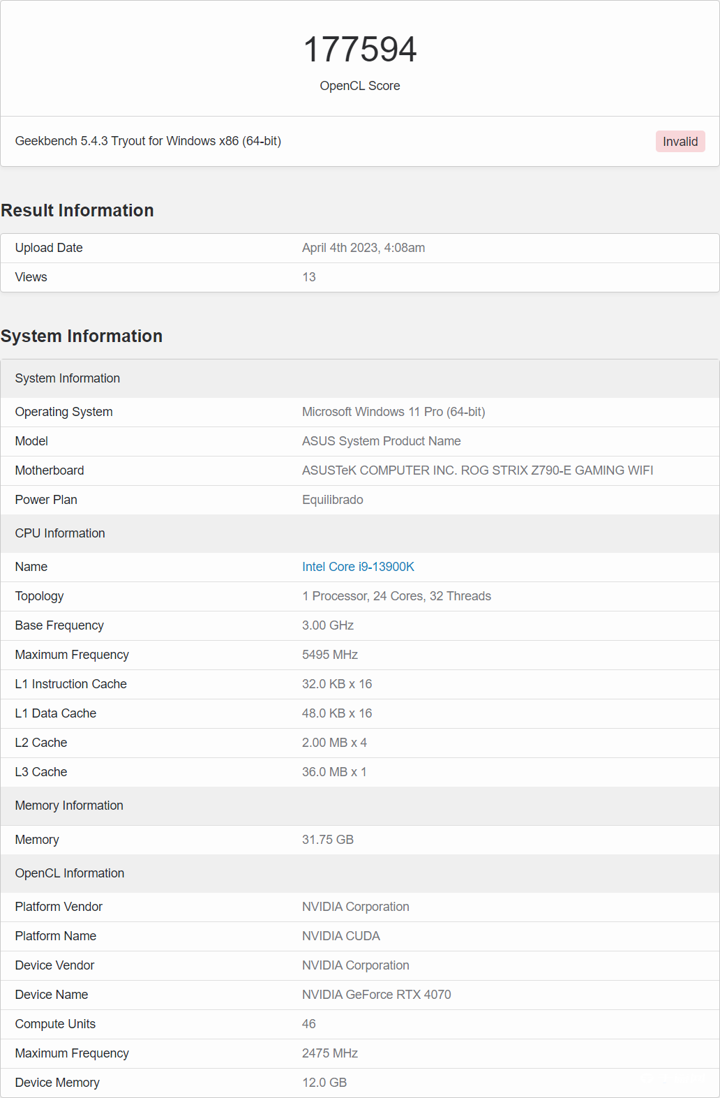 《英伟达RTX4070》最新资讯：OpenCL 跑分曝光，与RTX3080基本持平