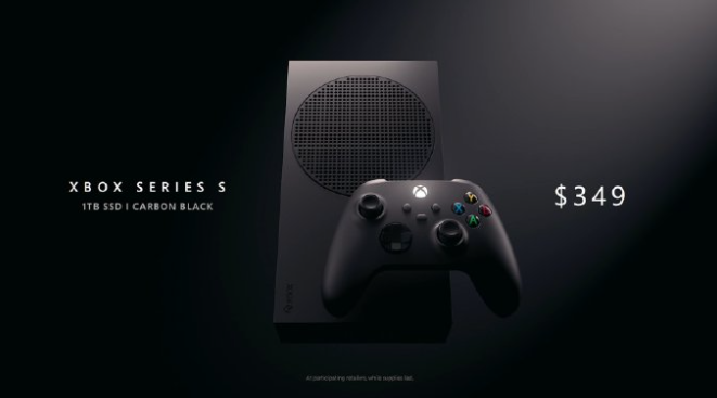 《Xbox Series S 黑色版主机》今日发售：1TB 存储，售价 349 美元