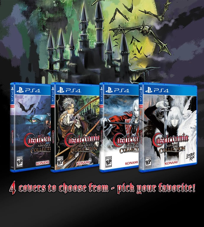 Limited Run Games 宣布推出实体版《恶魔城 Advance Collection》