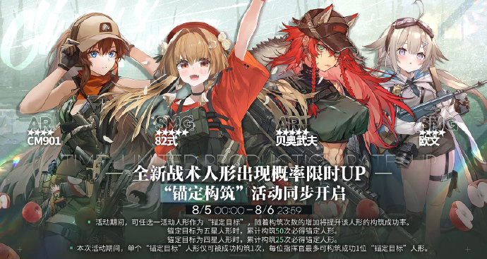 《少女前线》全新人形出现概率限时提升即将开启