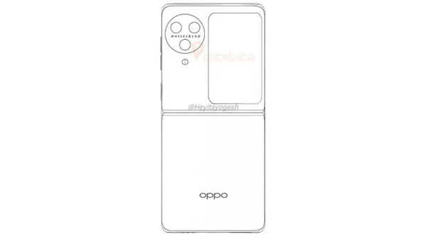 OPPO Find N3 Flip外观首曝：天玑9200+加持