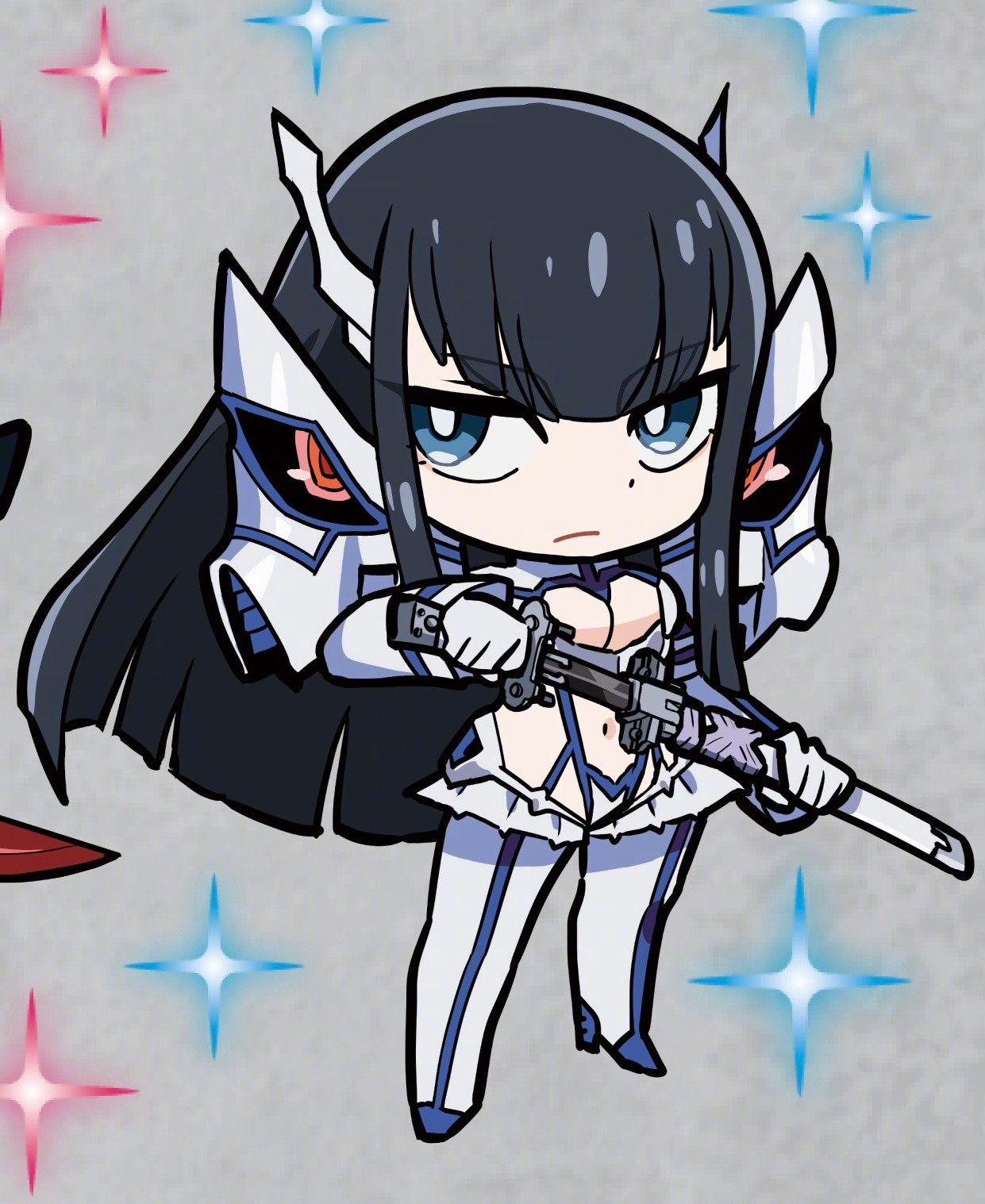 《Kill la Kill斩服少女》10周年纪念新绘Q版图