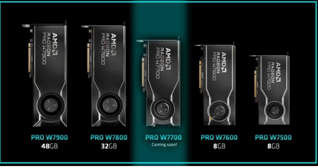 《AMD PRO W7700》工作站显卡即将发布：搭载16GB显存