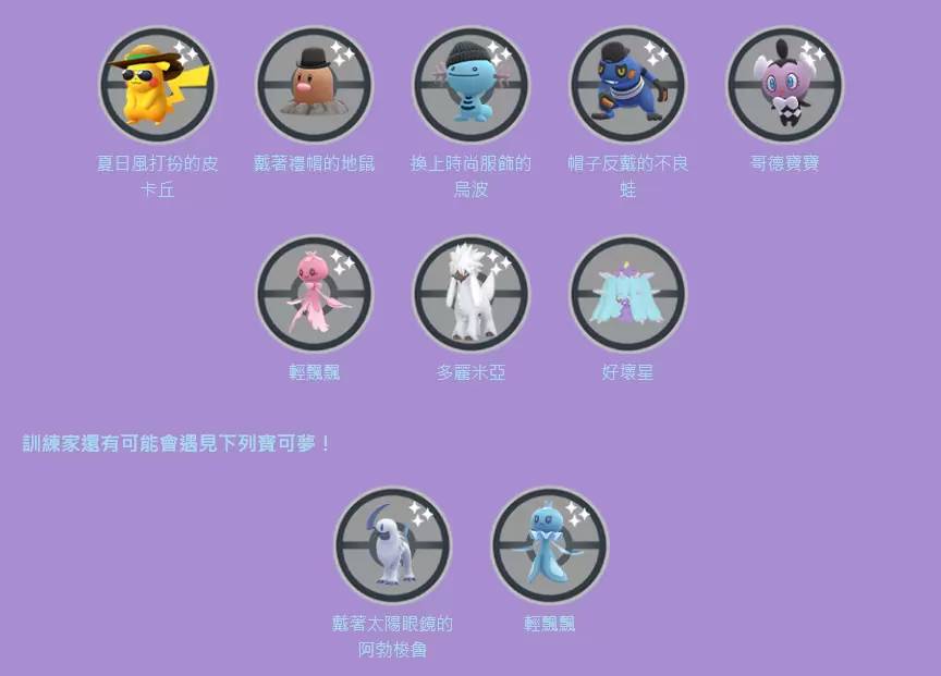 《Pokémon GO》时装周回归！ 快龙/乌波/沼王时尚服饰游戏内首度登场