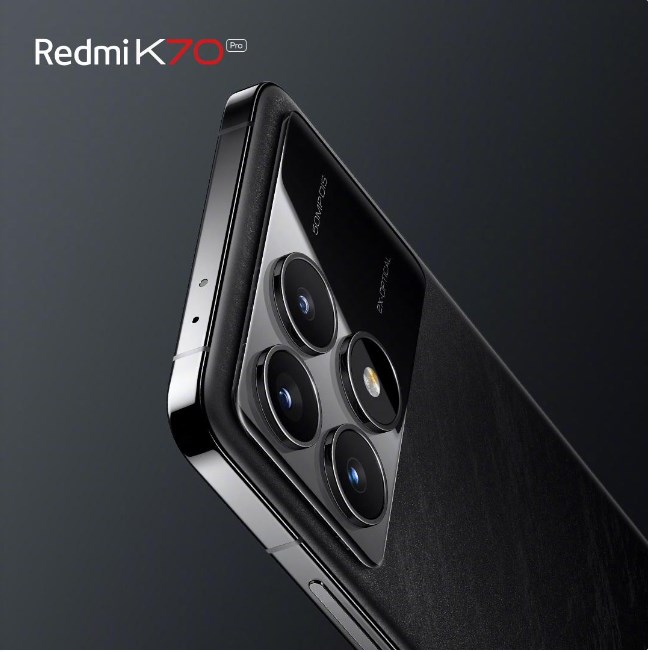 《Redmi K70 Pro》手机外观发布：后置矩阵三摄