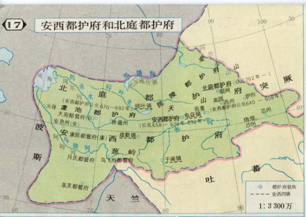 702年1月7日，武则天设置北庭都护府