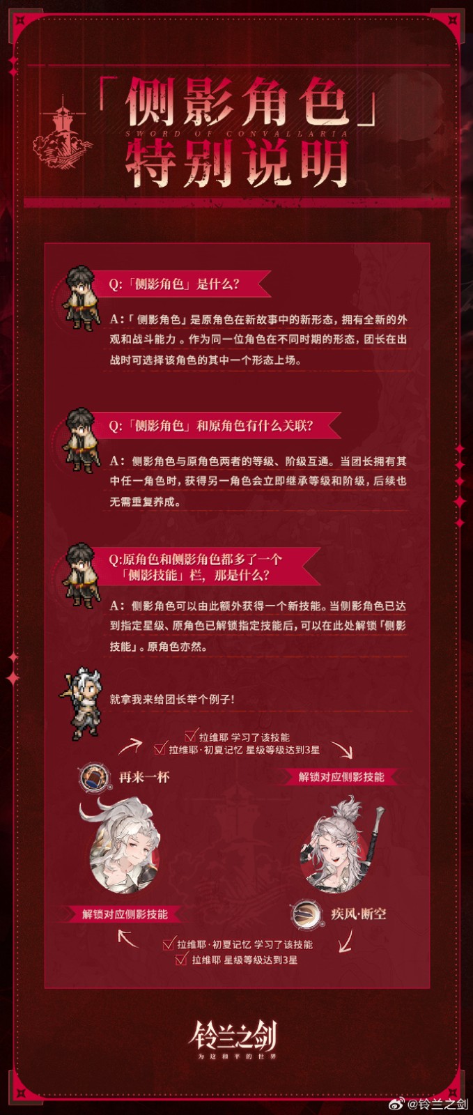 《铃兰之剑》侧影系统即将开启，拉维耶·初夏记忆档案公开