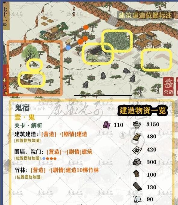 《江南百景图》鸡鸣山鬼宿第1关通关攻略