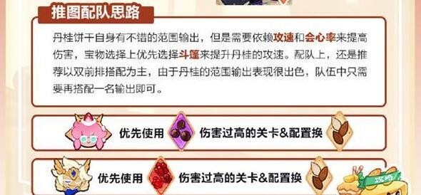 《冲呀！饼干人：王国》丹桂饼干阵容配料推荐