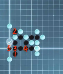 《逆水寒手游》五子残局第43关通关攻略