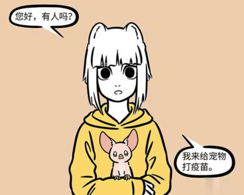 《非人哉》漫画版：九月带徐哼唧就医，意外遇见观音化身黑猫